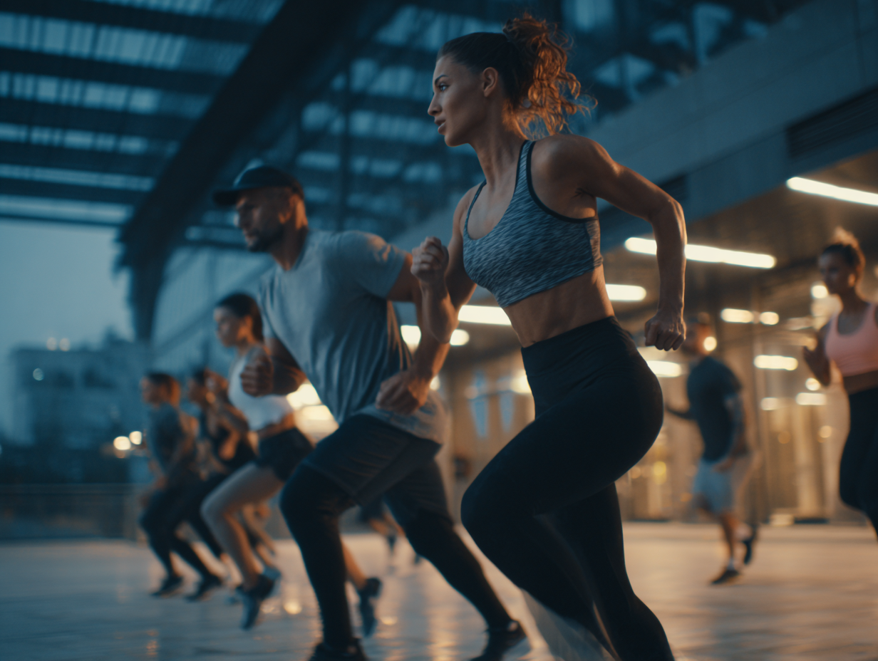 Щасливі люди після тренування